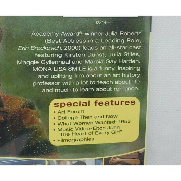 Mona Lisa Smile DVD (2004) starring Julia Roberts & Kirsten Dunst - Picture 8 of 10
